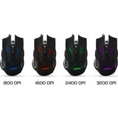 Everest Sm-790 Siyah 3200 Dpı Oyuncu Mouse Sm-790