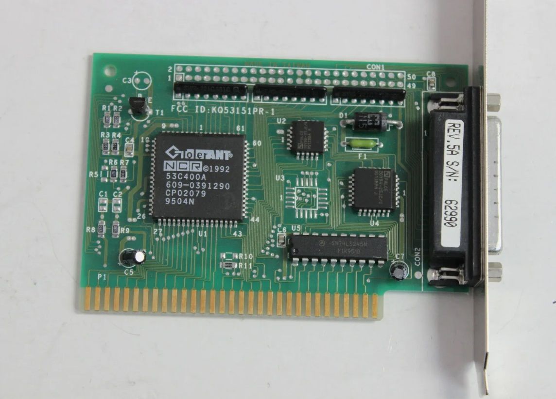 MICROTEK MS-PNR ISA SCSI SCANNER ADAPTER BOARD