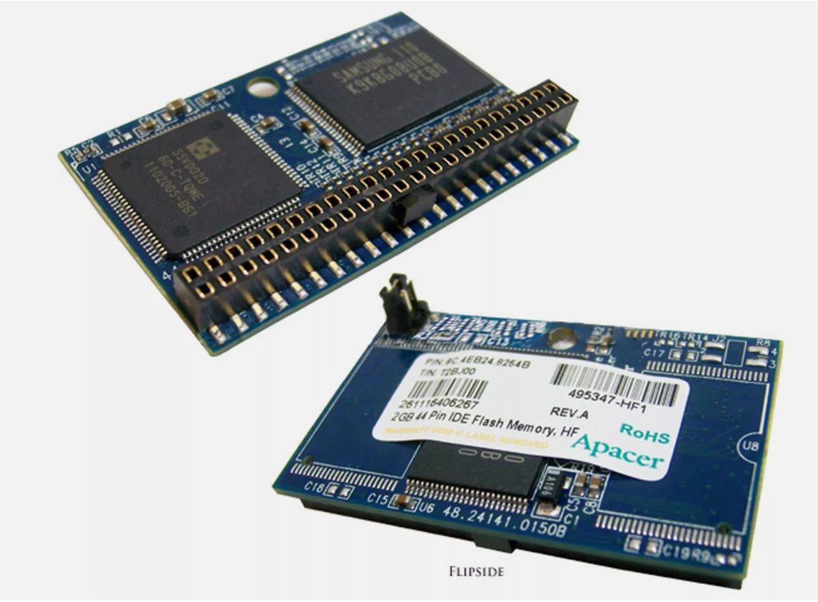 Apacer 2GB 44 pin ide Yatay Flash Memory DOM 495347-HF1