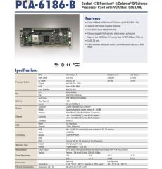 Advantech PCA-6186 REV.B1 Board