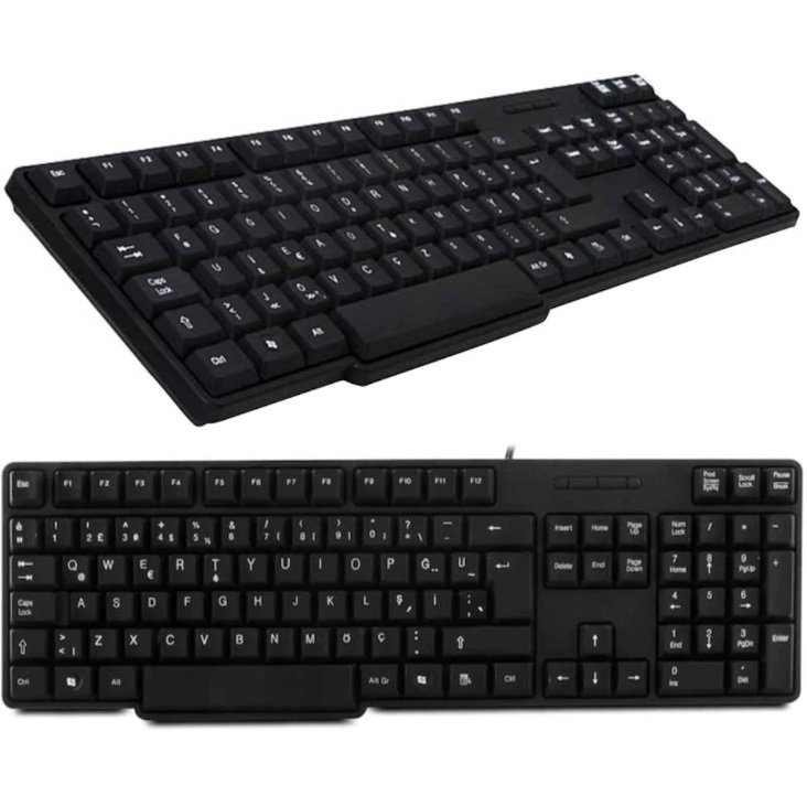 Everest KB-517U Siyah Kablolu Q Klavye 5487