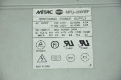 Mitac MPU-200REF 200W POWER SUPPLY