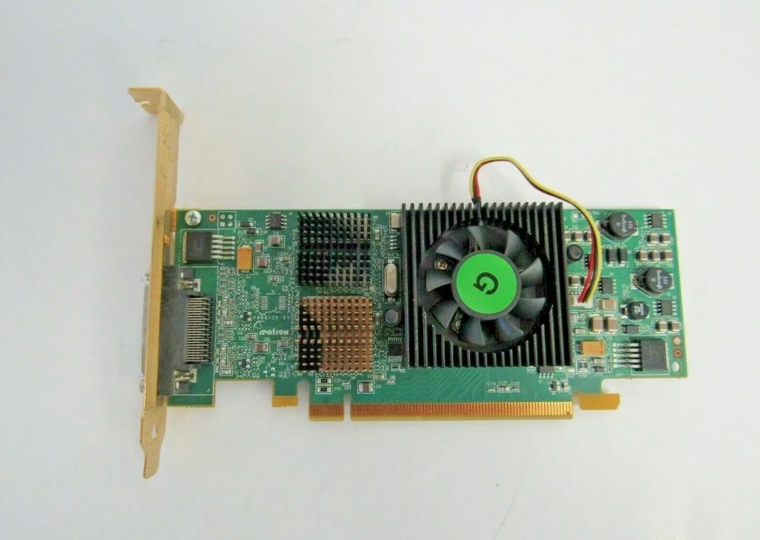 Matrox MGI QID-E128LPAF F7208-01 Rev. A 128MB Quad Display Graphics Card 11-2