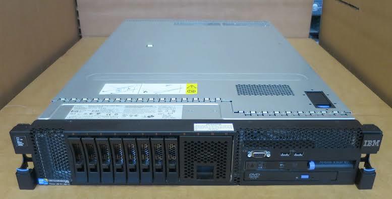 IBM X3650 M2 QUAD CORE CPU 8GB RAM 2X146 SAS