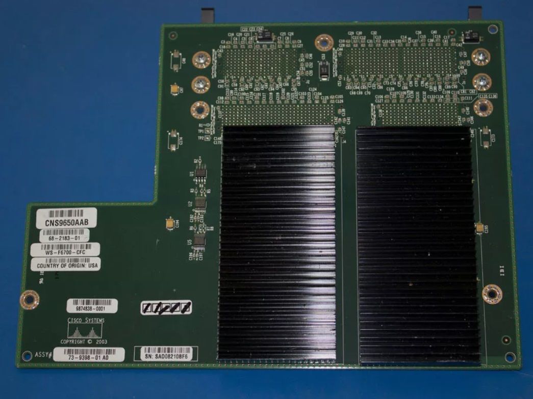 Cisco WS-F6700-CFC Catalyst 6500 Central Fwd Card Modules 73-9398-01 A0