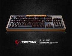 Rampage KB-R15 Pulse Siyah/Turuncu Mavi Mekanik Tuşlu Oyuncu Klavyesi