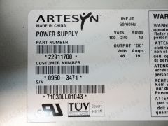 ARTESYN 48v 19a 0950-3471 A5527A 960W POWER SUPPLY