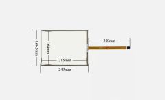 Mrcds 10,4'' E118183 SCN-AT-FLT10.4-W01-0H1-R touch screen Dokunmatik 5 telli