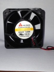 Y.S.TECH 6025 FD246025HS-N 24V 0.09A 60x25 Cooling Fan