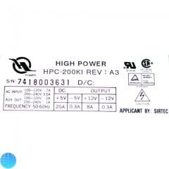 Unisys Aquanta DL HPC-200KI 200W Power Supply
