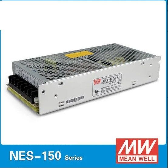 24V 6,5A Metal Adaptör Mean Well NES-150-24, 24VDC AC/DC Power Supply