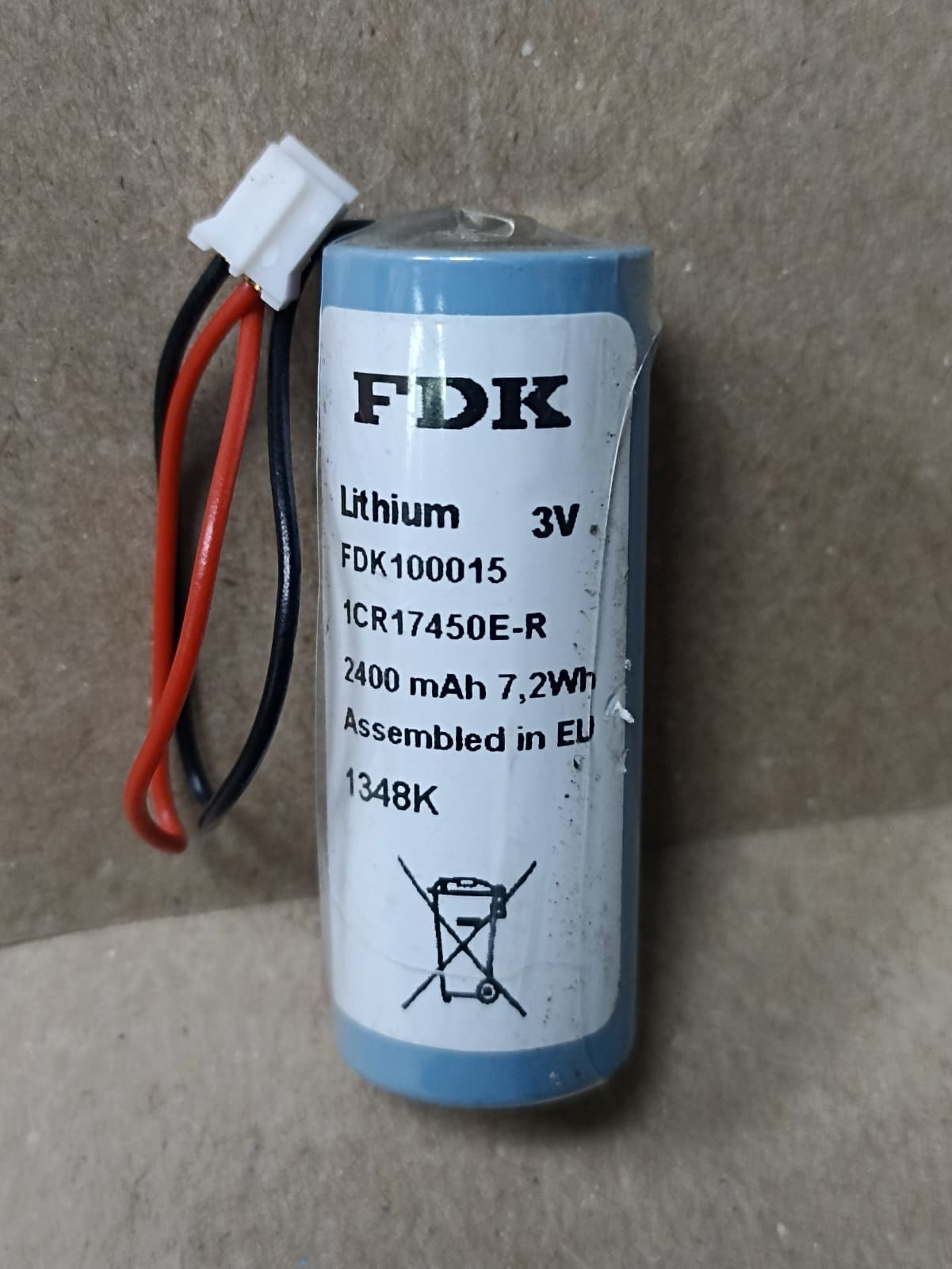 FDK CR17450E-R 3v Pil / Kablolu Konnektörlü Bios Pili