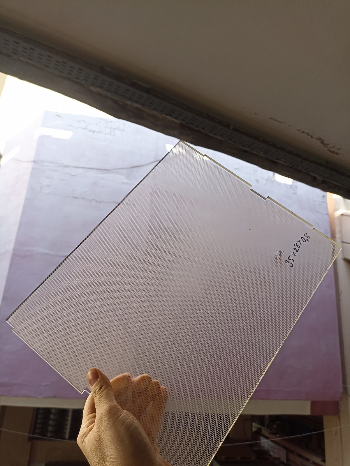 8Mm Şeffaf Pleksi Pleksiglas Levha | Şeffaf Pleksi 35Cm X 28Cm
