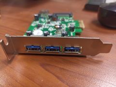 JU-P40213-S1 | SIIG | 3 Port Usb Adapter Usb Card And Hub