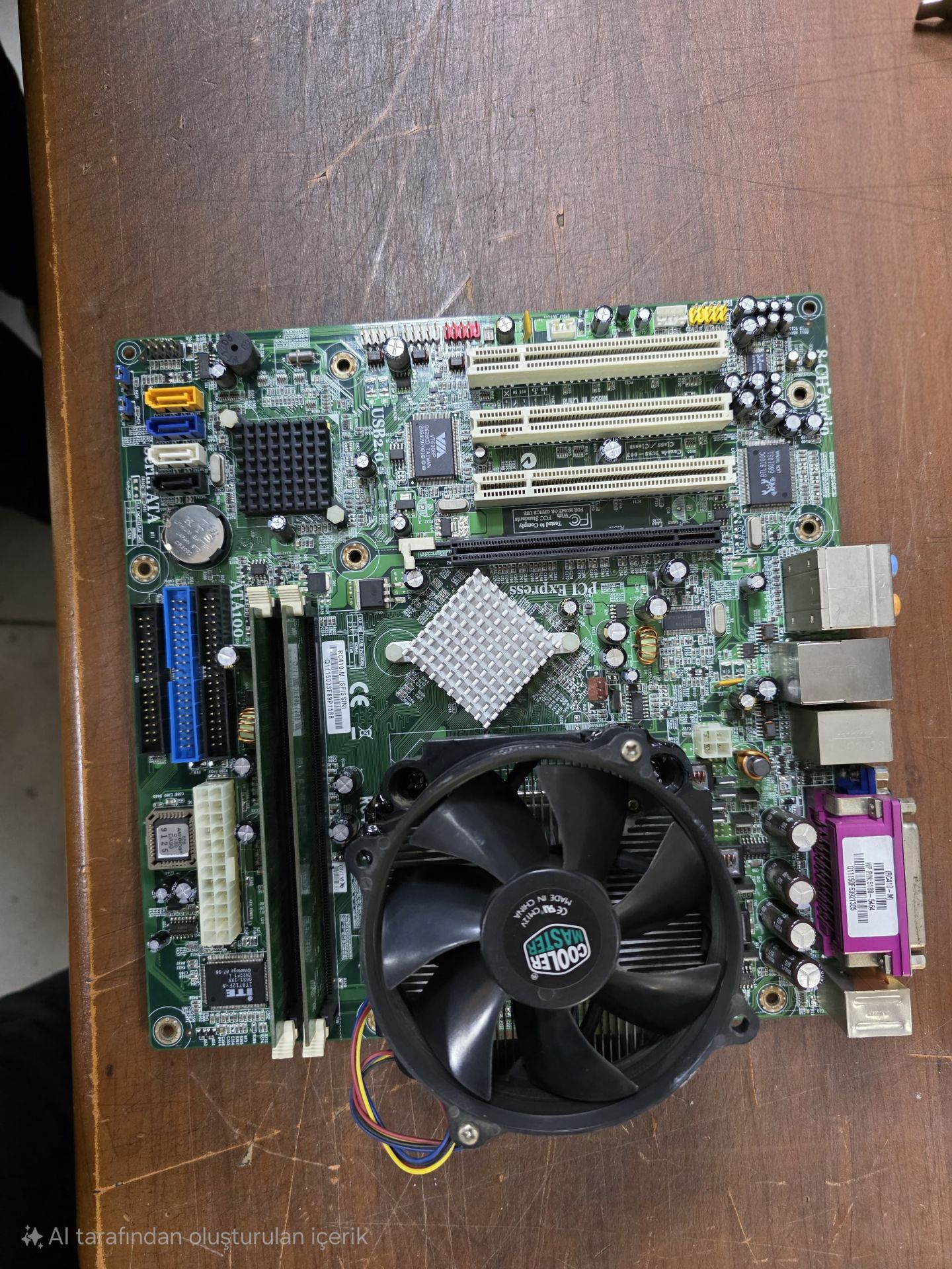 Ecs RC410-M LGA775 DDR2 PCIe x16 Sata pavilion t3000 Anakart