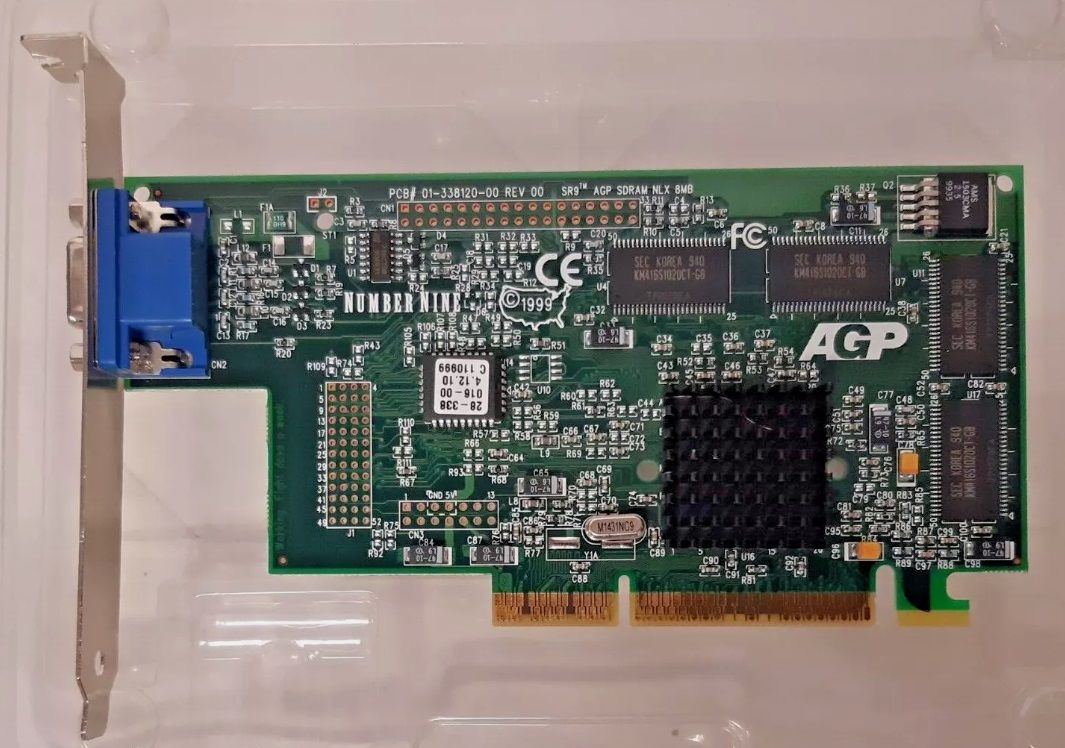 IBM 09N5898 01-338120-00 SR9 AGP 2X 8MB VIDEO CARD
