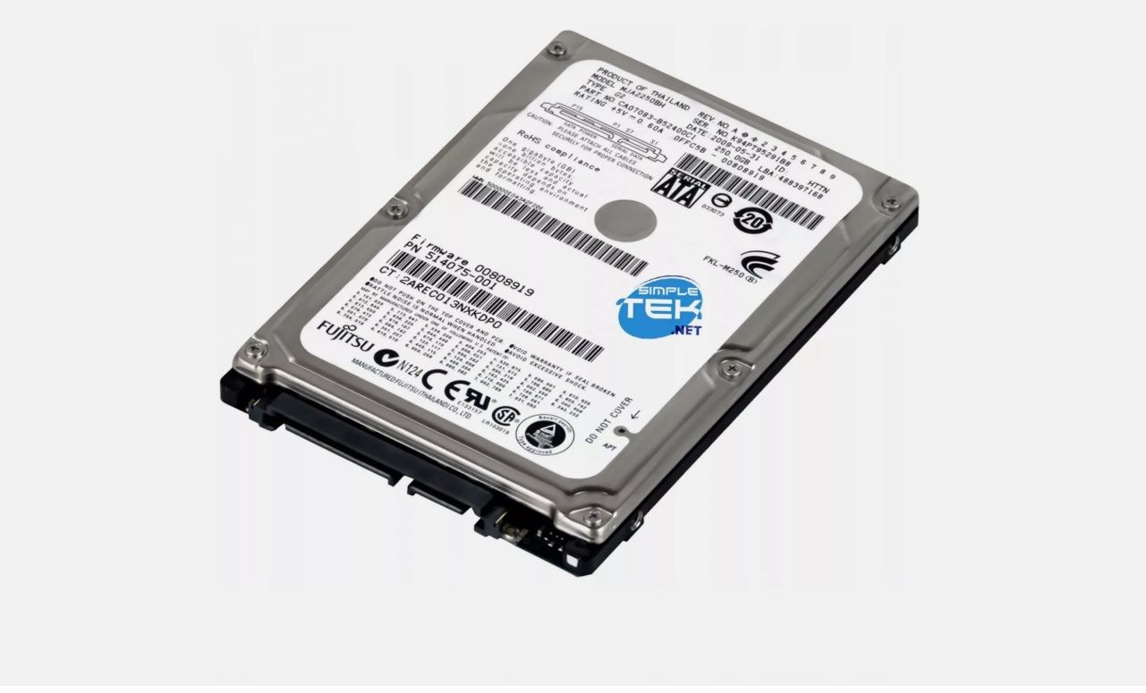 FUJITSU SATA 250GB MJA2250BH 2.5'' 5400RPM HDD