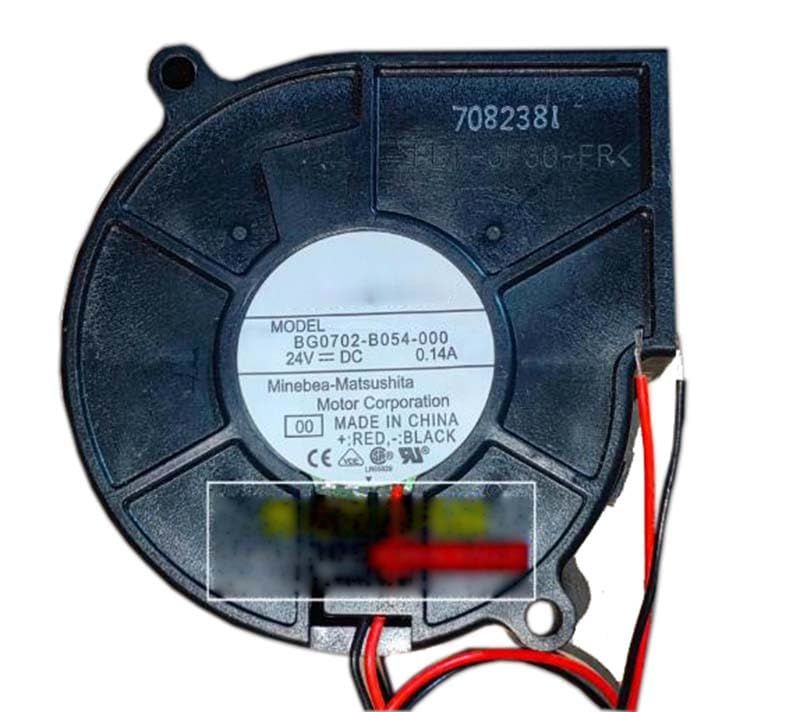 75MM BG0702-B054-000 24V 0.14A 2 Wires Turbine Cooling Fan 75x75x25mm salyangoz