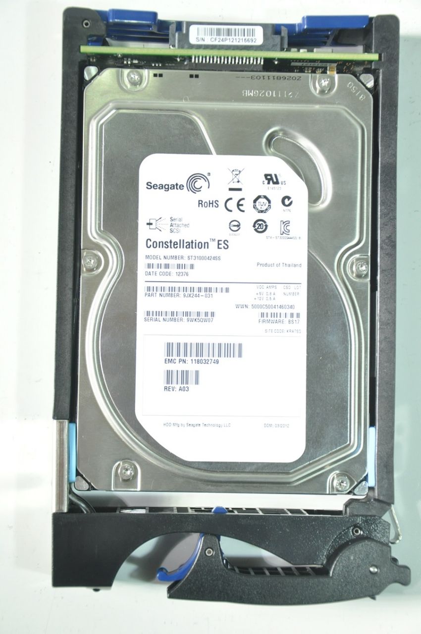 SEAGATE Constellation ES VNX SAS 1TB ST31000424SS 3.5'' 7200RPM SCSI HDD