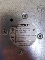 PAPST RG160-28/18N/12 220x220x56mm 22cm DC48V 420mA 20W 3-Wire Turbo Blower Cooling Fan