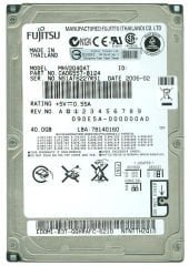 FUJITSU IDE 40GB MHV2040AT 2.5'' 5400RPM HDD