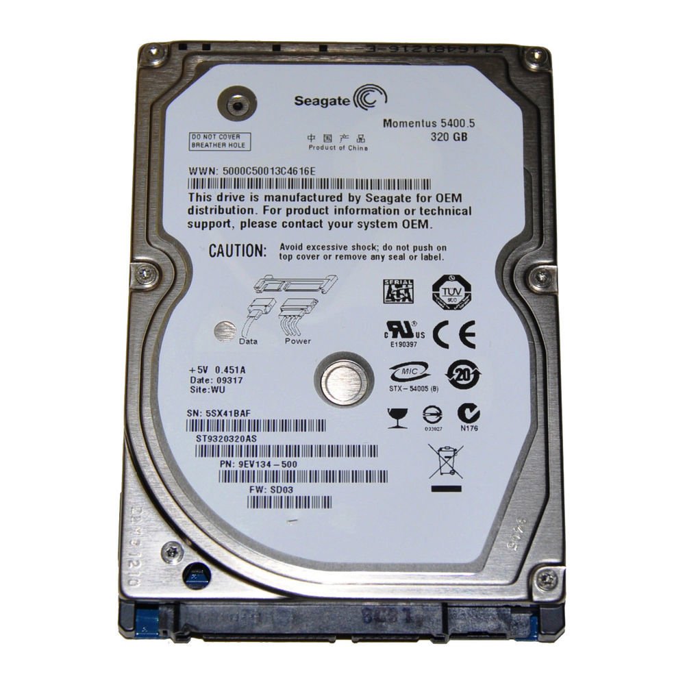 Seagate SATA 320GB ST9320320AS 2.5'' 5400RPM HDD