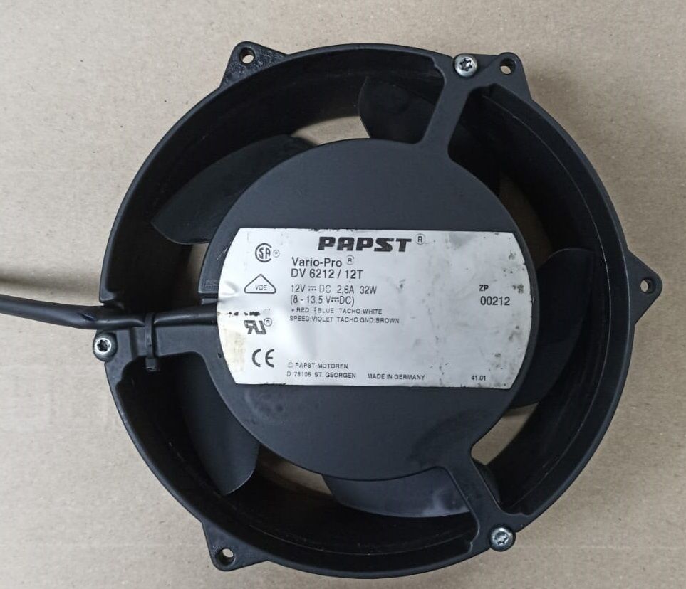 Papst DV6212/12T  12v 2.6a 32w (8-13,5V DC) Fan