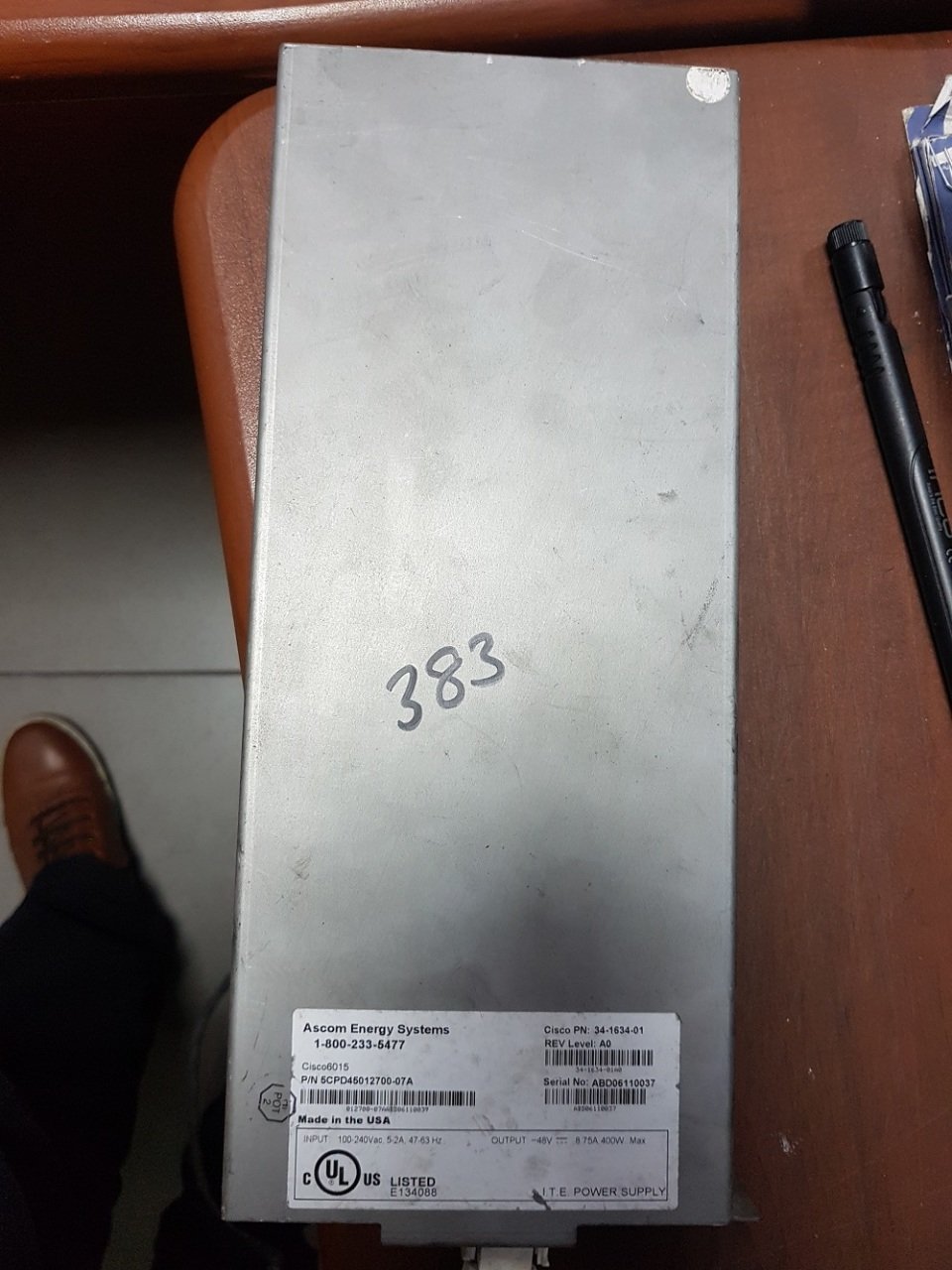 CISCOC6015-PWR-ENTRY-MOD 34-1634-01 ; C6015 PWR 400W
