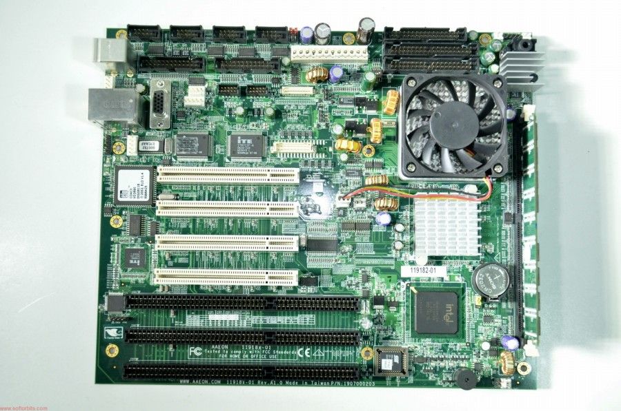 AAEON 11918X-01 REV.A1.0 1907000203 119182-01 ELO DDR1 ANAKART