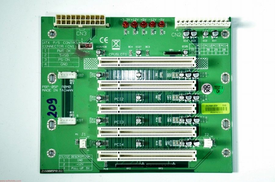 OEM PBP-05P 5-SLOT PASSIVE PCI BACKPLANE