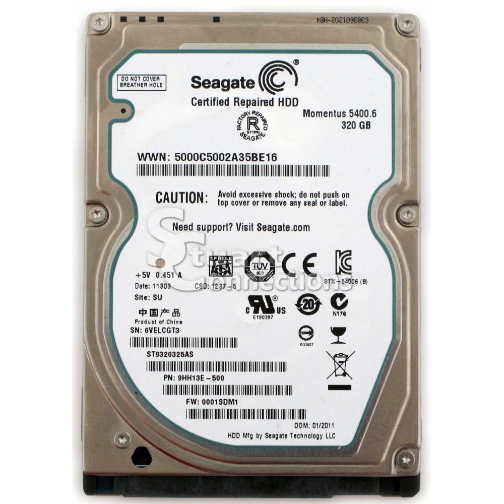 Seagate SATA 320GB ST9320325AS 2.5'' 5400RPM HDD