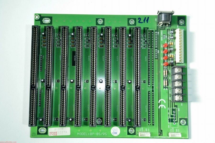 OEM BP-8S/9S GENERIC 8-SLOT ISA BACK PLANE CARD