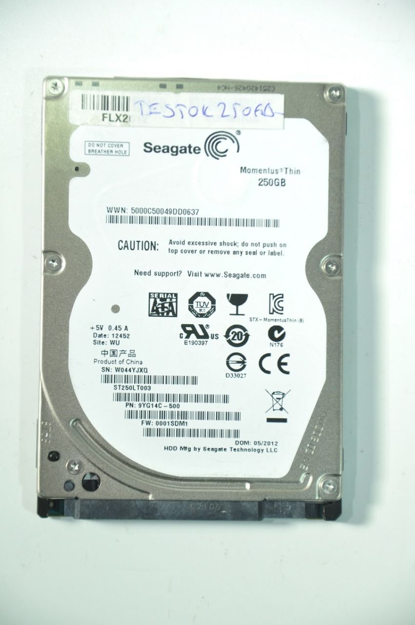 SEAGATE SATA 250GB ST250LT003 9YG14C-500 2.5'' 5400RPM HDD