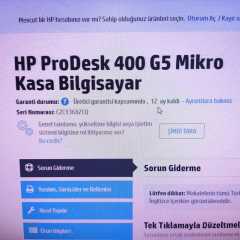 HP ProDesk 400 G6 Intel Core i5 9.nesil 8GB 256SSD W10PRO Masaüstü Bilgisayar 7PH25ES