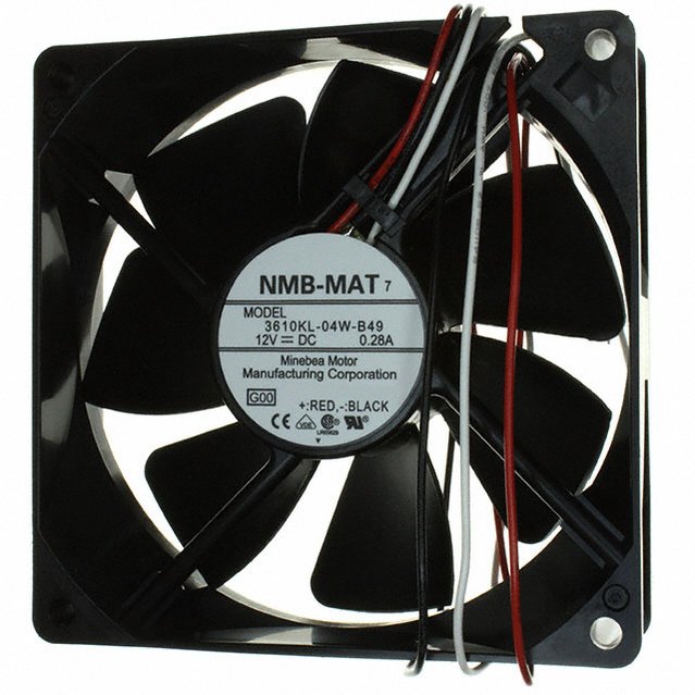 NMB 3610KL-04W-B49 90X25 12 VDC 0.28A FAN