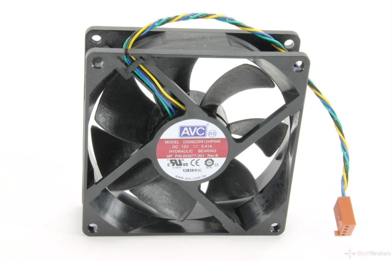 AVC DS09225R12HP045 92X25 12 VDC 0.41A FAN