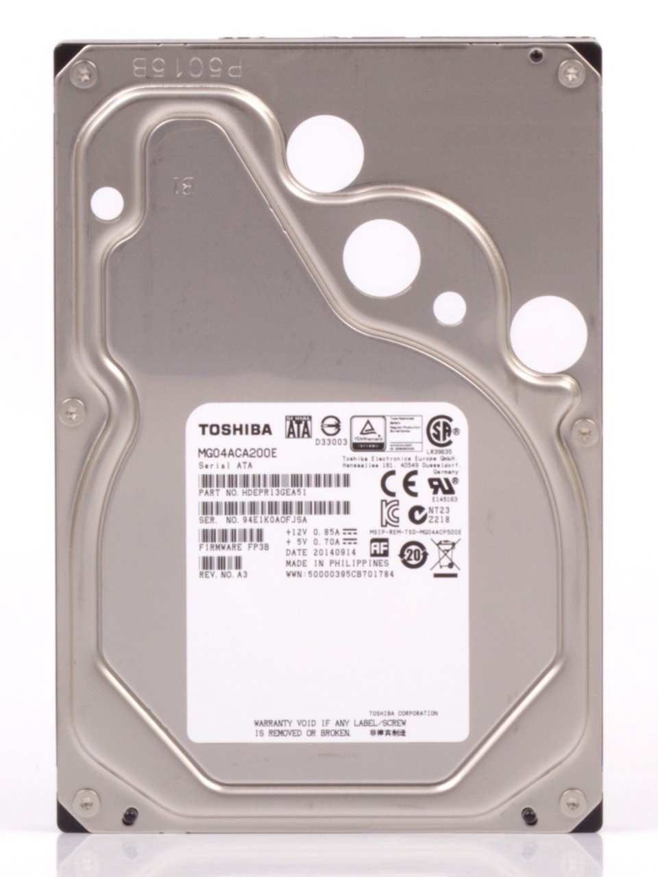 Toshiba MG04ACA200E 2TB SATA 6Gb/s NAS Hard Disk