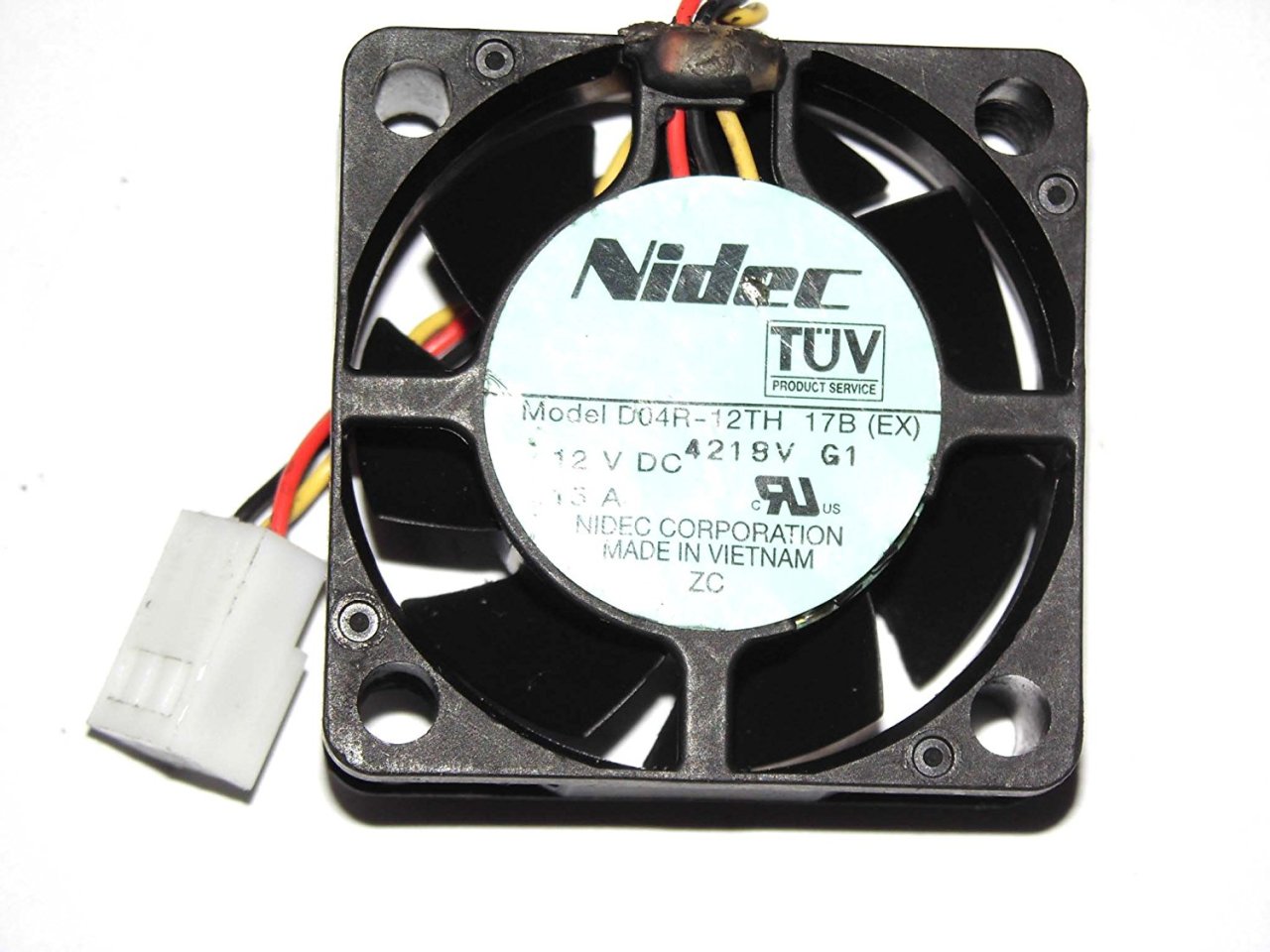 NIDEC D04R-12TH 17B EX 40X15 12 VDC 0.15A FAN