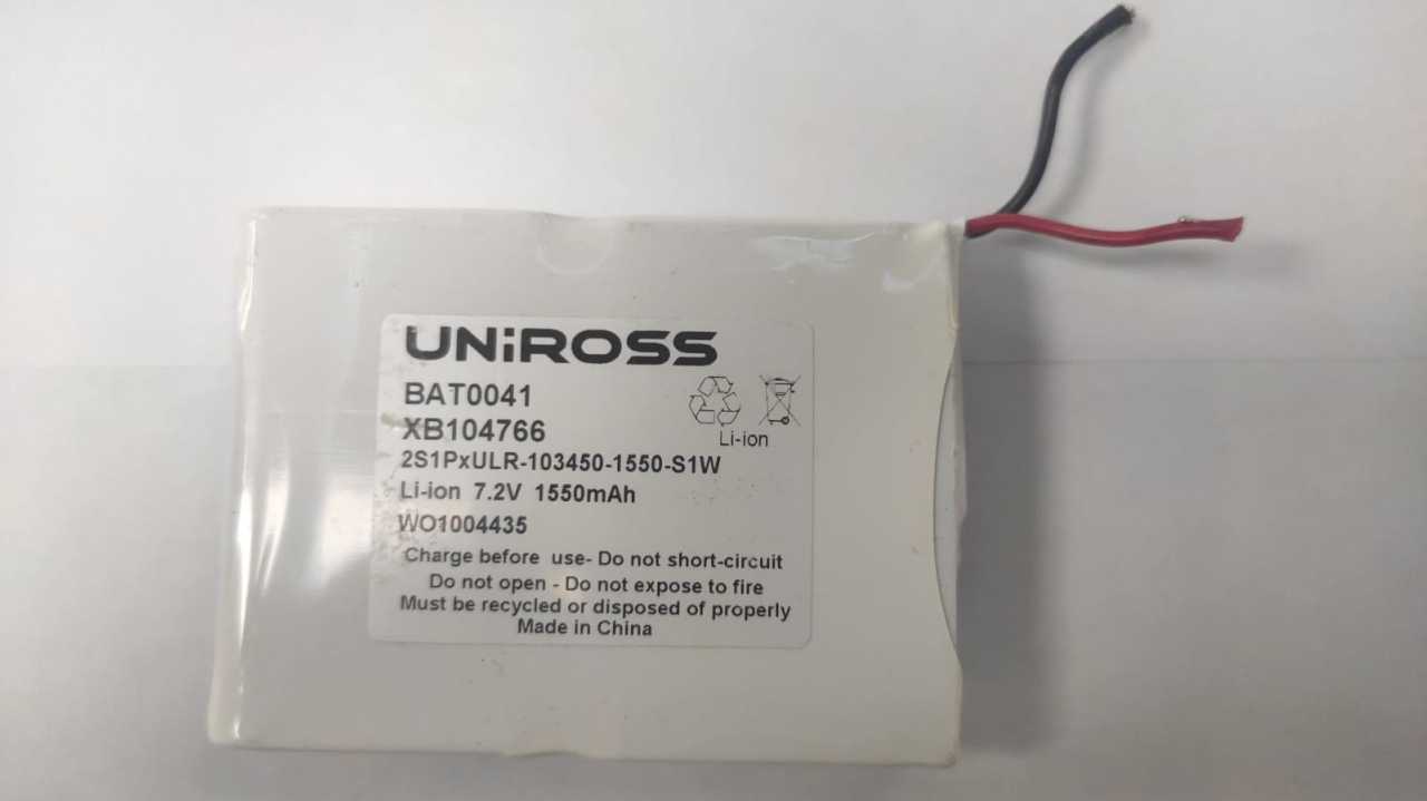 Uniross 7.2V 1550 mah Lityum Batarya