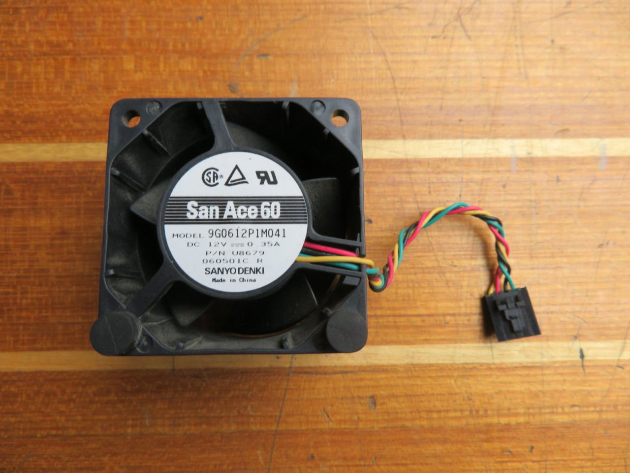 DELTA 9G0612P1M041 60X38 12 VDC 0.35A FAN