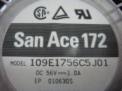 Sanyo SAN ACE 172 - 56V 1A Cooling Fan 109E1756C5J01