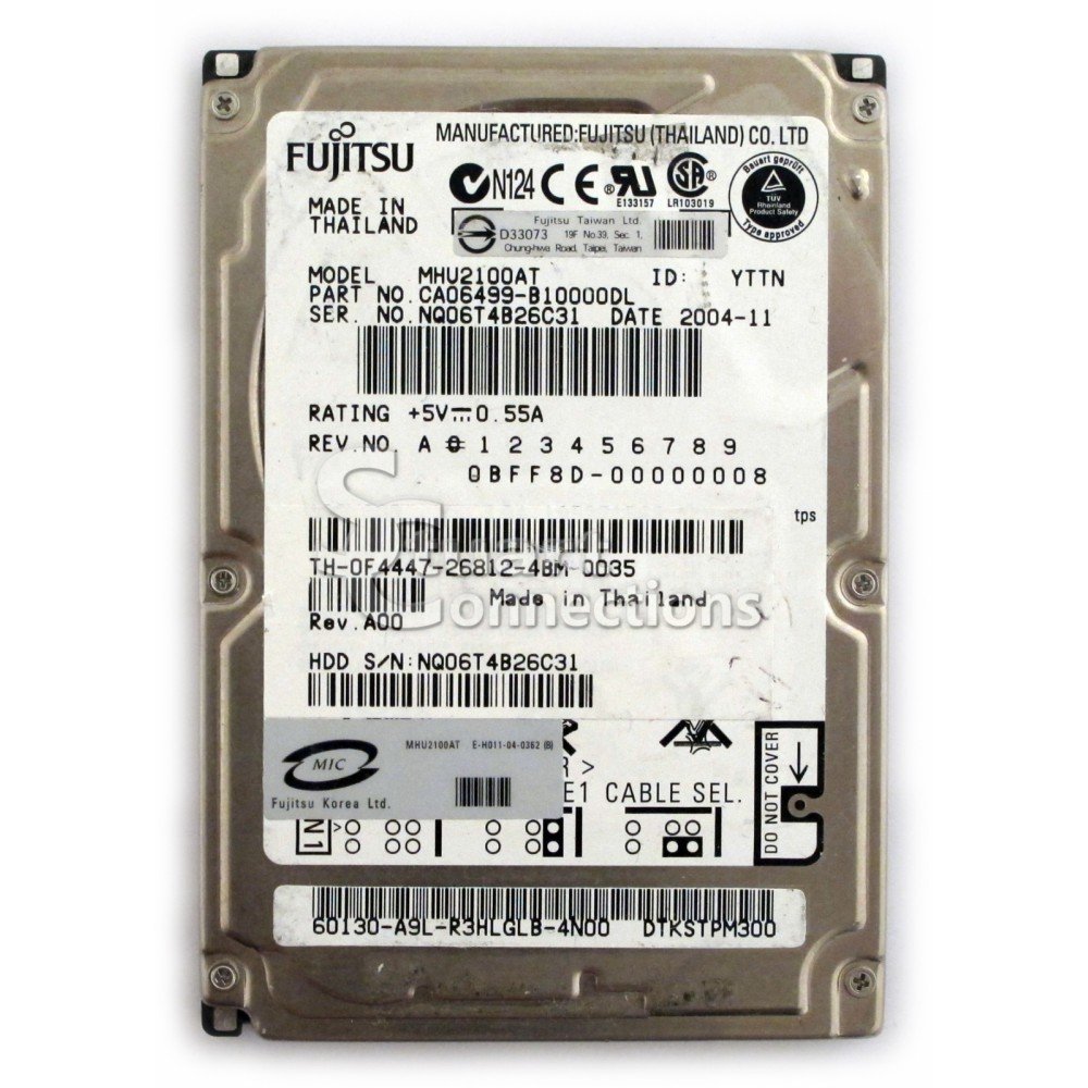 FUJITSU IDE 100GB MHU2100AT 2.5'' 5400RPM HDD