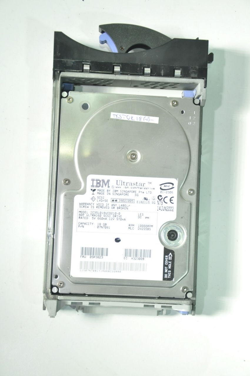IBM 80 PIN 18GB IC35L018UCD210-0 3.5'' 1000RPM SCSI HDD