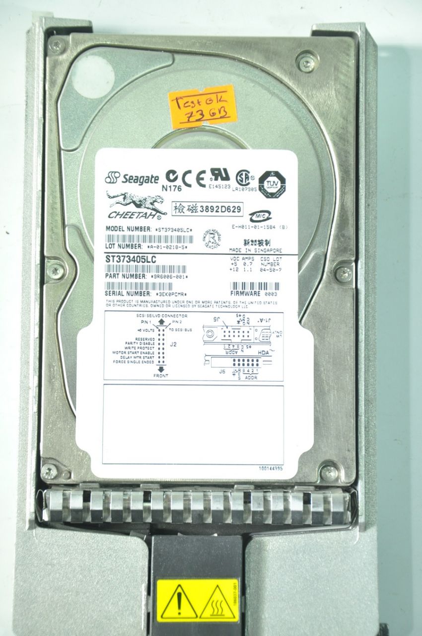 SEAGATE 80 PIN 73GB ST373405LC 3.5'' 10000RPM SCSI HDD