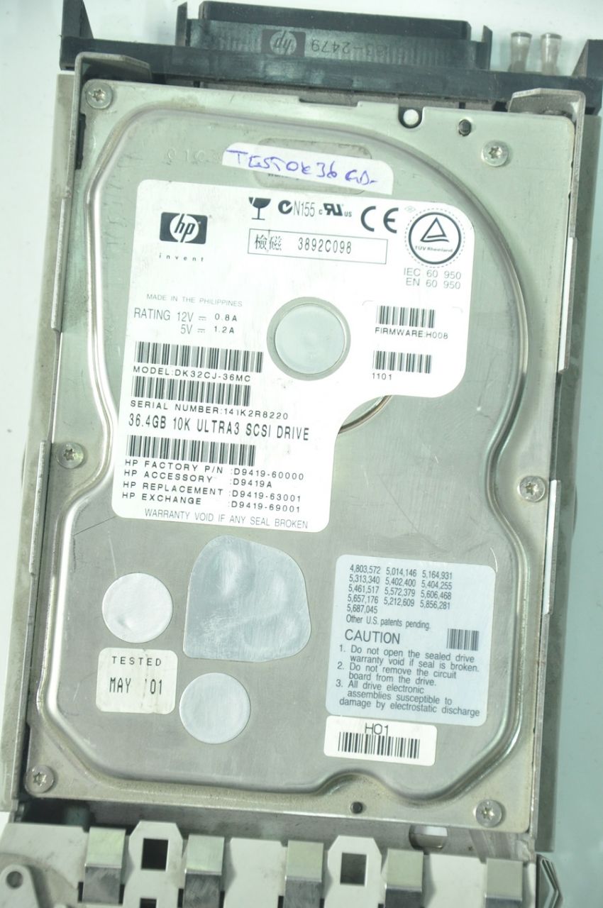 HITACHI 80 PIN 36GBDK32CJ-36MC 3.5'' 10000RPM SCSI HDD