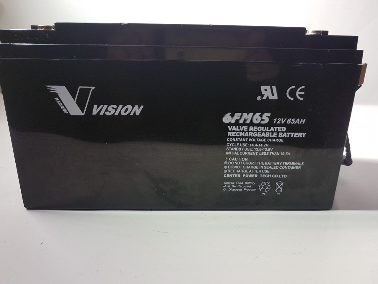 Vision 6FM65 12v 65ah 10 yıl Ömürlü AGM Akü