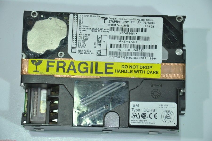 IBM 80 PIN 9.1GB EC488657 PN27H1735 76H5818 3.5'' 7200RPM SCSI HDD