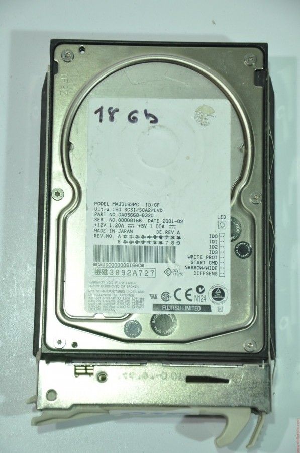 FUJITSU 80 PIN 18GB MAJ3182MC 3.5'' 10000RPM SCSI HDD