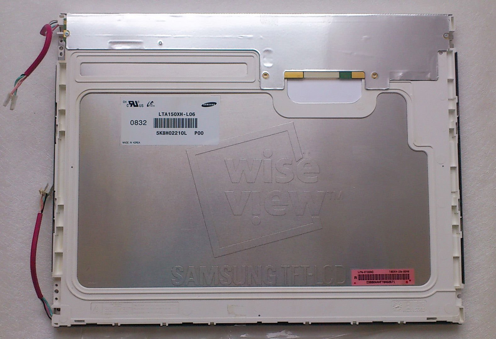 LTA150XH-L06 Samsung 15.0 inch Endüstriyel Paneli Ekranı