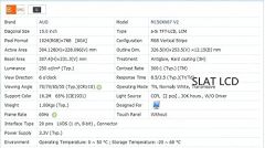 AU OPTRONICS M150XN07 V2 TFT LCD EKRAN 15 ''XGA